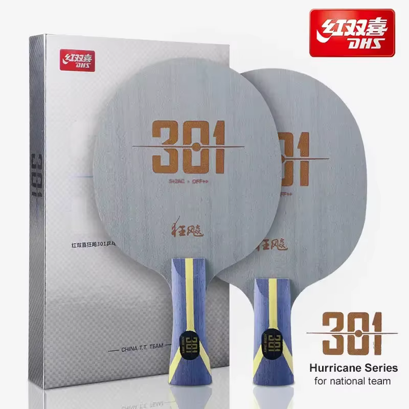 DHS Hurricane 301 H301 lame de Tennis de Table 5 bois 2 AC lame de Ping-Pong en carbone Offensive po