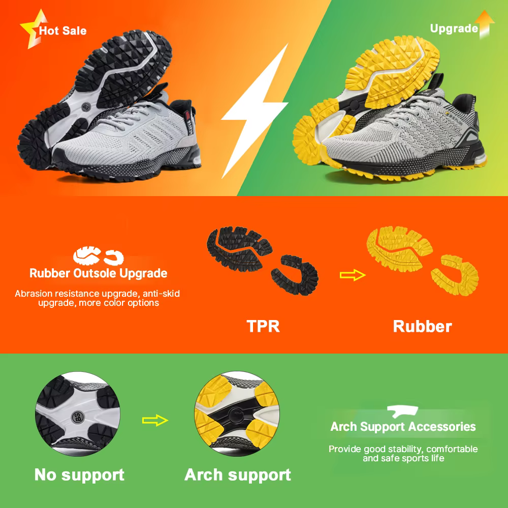 Baasploa-Chaussures de course professionnelles pour hommes, baskets d'entraînement respirantes, légè