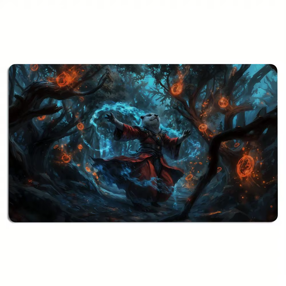 Tapis de jeu The Magic Gathering, mème drôle, MTG TCG, pour bureau, jeu de travail, Mini PC portable