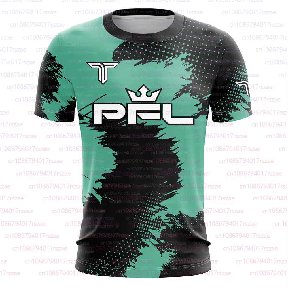 PFL Walk 2025 maillot de boxe hommes été Sparring MMA uniforme vêtements Sports de plein air à manch