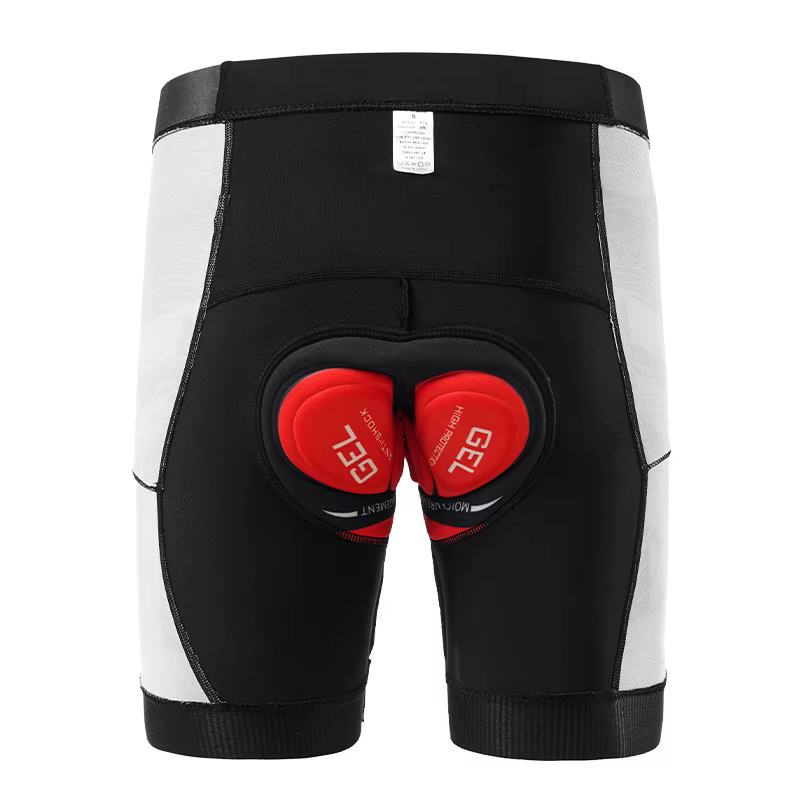 Sous-vêtements de cyclisme pour hommes, short avec coussinets en gel 5D, antichoc, pour VTT et vélo