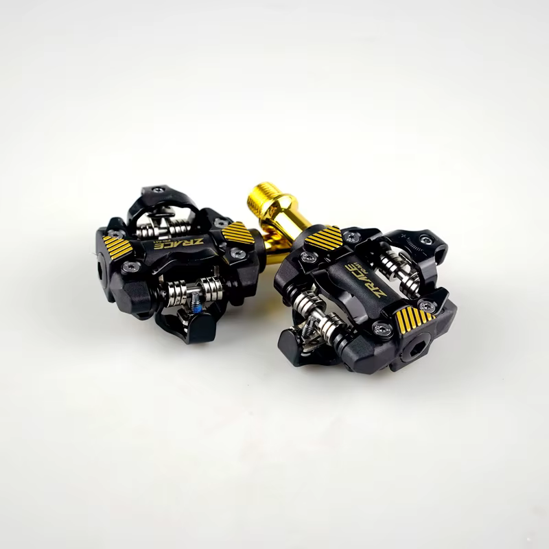 Pédales ZRACE PD-M1 SPD - OR, Pédales autobloquantes, Composants VTT pour la course cycliste, VTT, 3