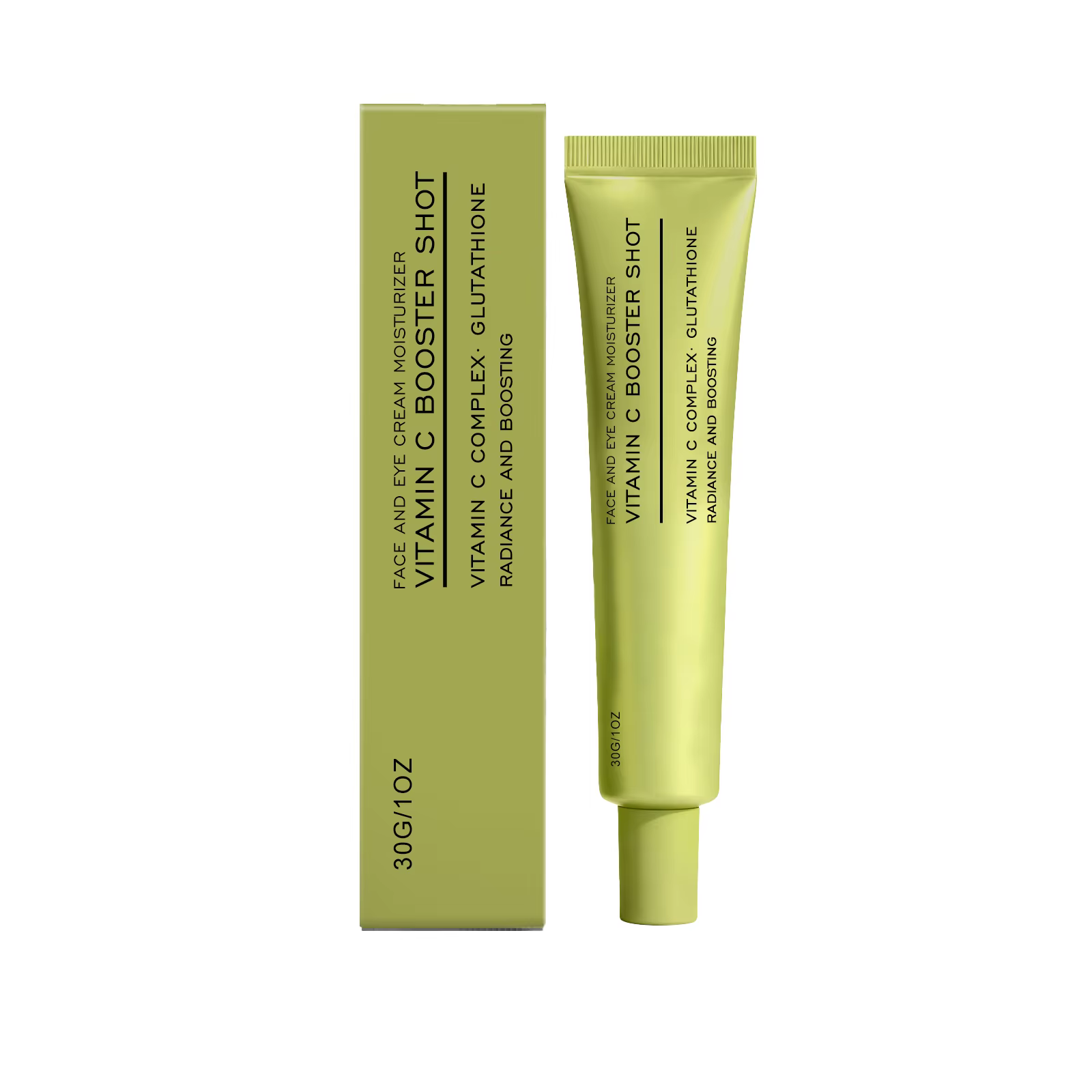 Crème Visage Booster Vitamine C avec Glutathion et Niacinamide pour Soin Hydratant, Améliore les Rid