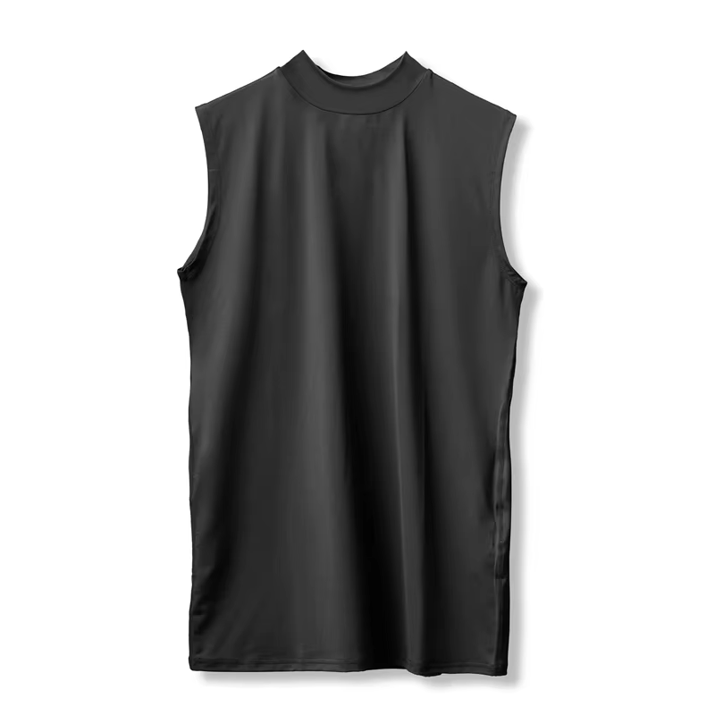 Vêtements serrés à Compression pour hommes, débardeur sans manches, pour entraînement, musculation,