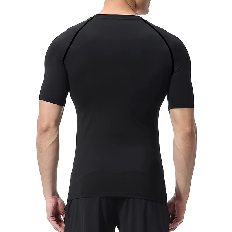 Chemises de compression à imprimé araignée pour hommes, t-shirt de course athlétique, t-shirts à séc
