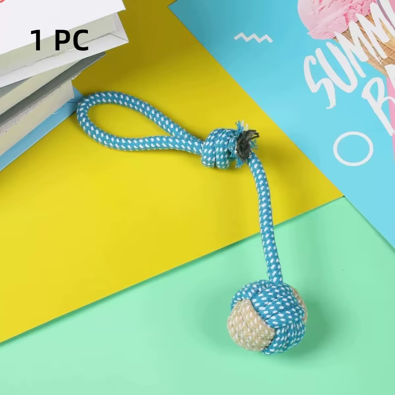 Jouets pour chiens de compagnie pour grands et petits chiens, corde en coton interactive, Mini jouet