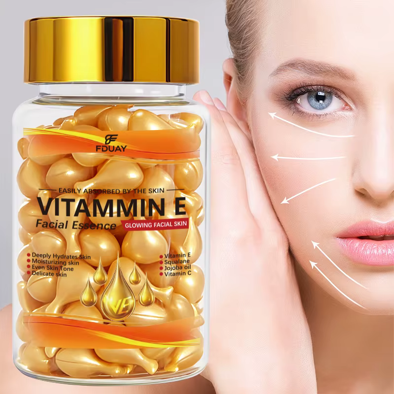 50 Capsules d'Acide Hyaluronique – Essence Hydratante et Réparatrice pour le Visage – Soin Profond N