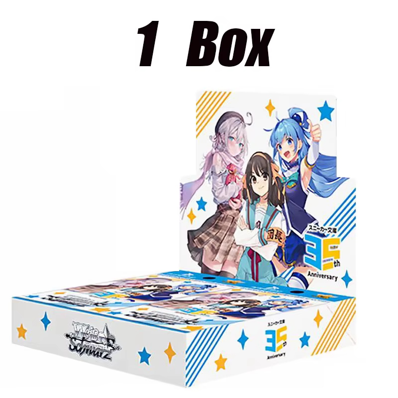 En Stock 100% Original Weiss Schwarz Kadokawa Sneaker Bunko Vol.2 TCG cartes Booster boîte affichage