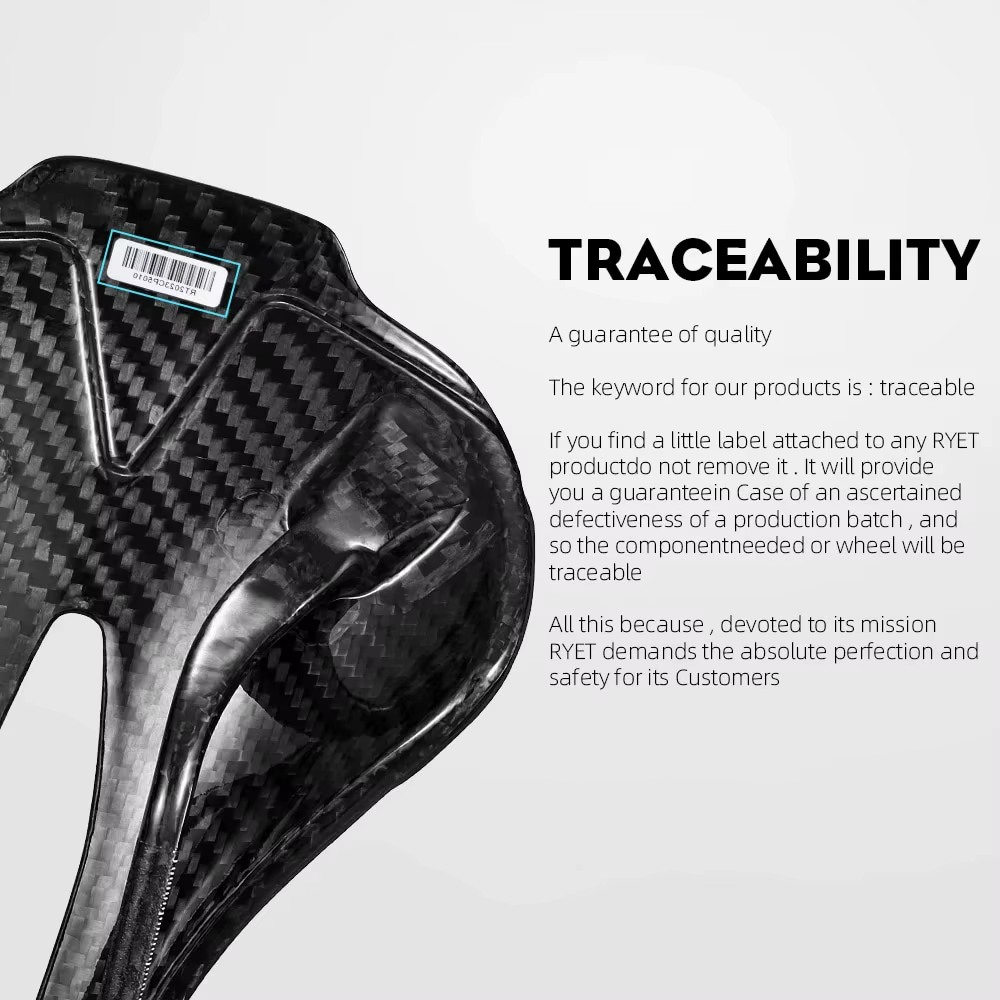 RYET 3D Imprimé Selle De Bicyclette Ultra Léger 120g Selle De Carbone 250x140mm Sièges pour VTT Grav