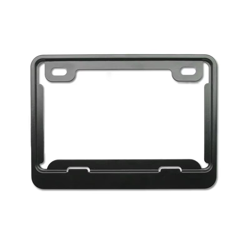 【YIBAR】 cadre de badge de moto support de plaque d'immatriculation universel en aluminium accessoire
