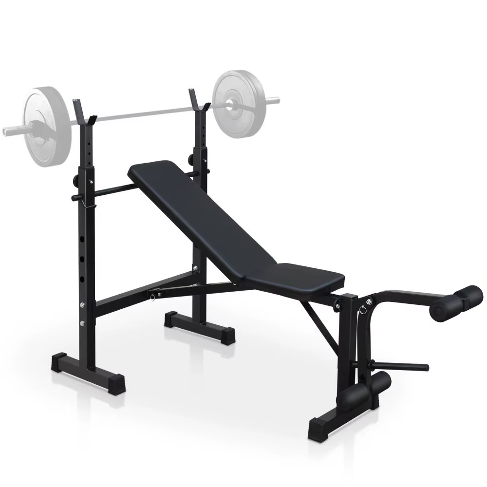Dreamzon-Banc de musculation, ensemble de presse à banc avec squat T1 et banc pour salle de sport à 