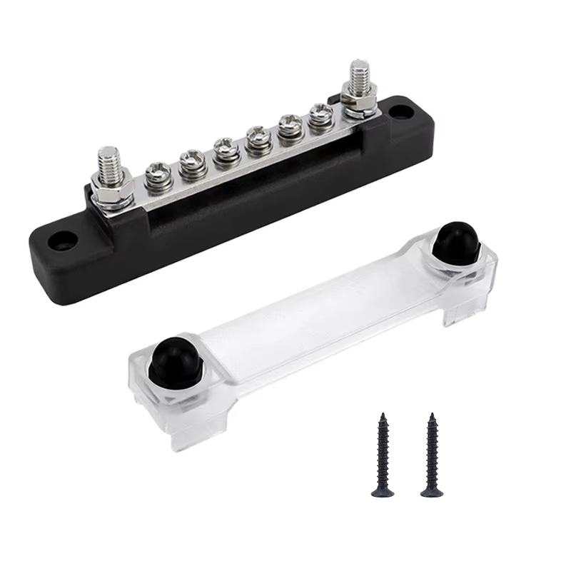 Barre de distribution de puissance pour batterie, 1/2 pièces, 12V, goujon M6, barre de distribution 