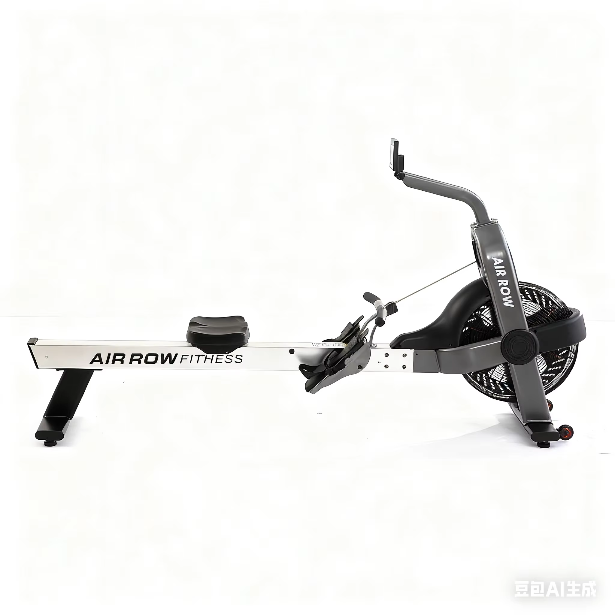 Appareil de fitness commercial Rower à résistance à air, haute qualité, stabilité optimale, pour exe