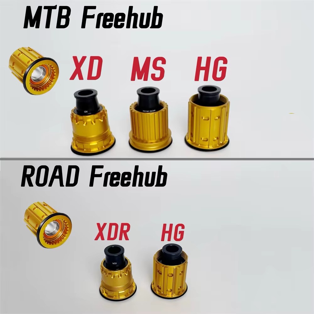 Nouvelle structure VTT Freehub XD MS HG, nouvelle structure ROAD Freehub XDR HG