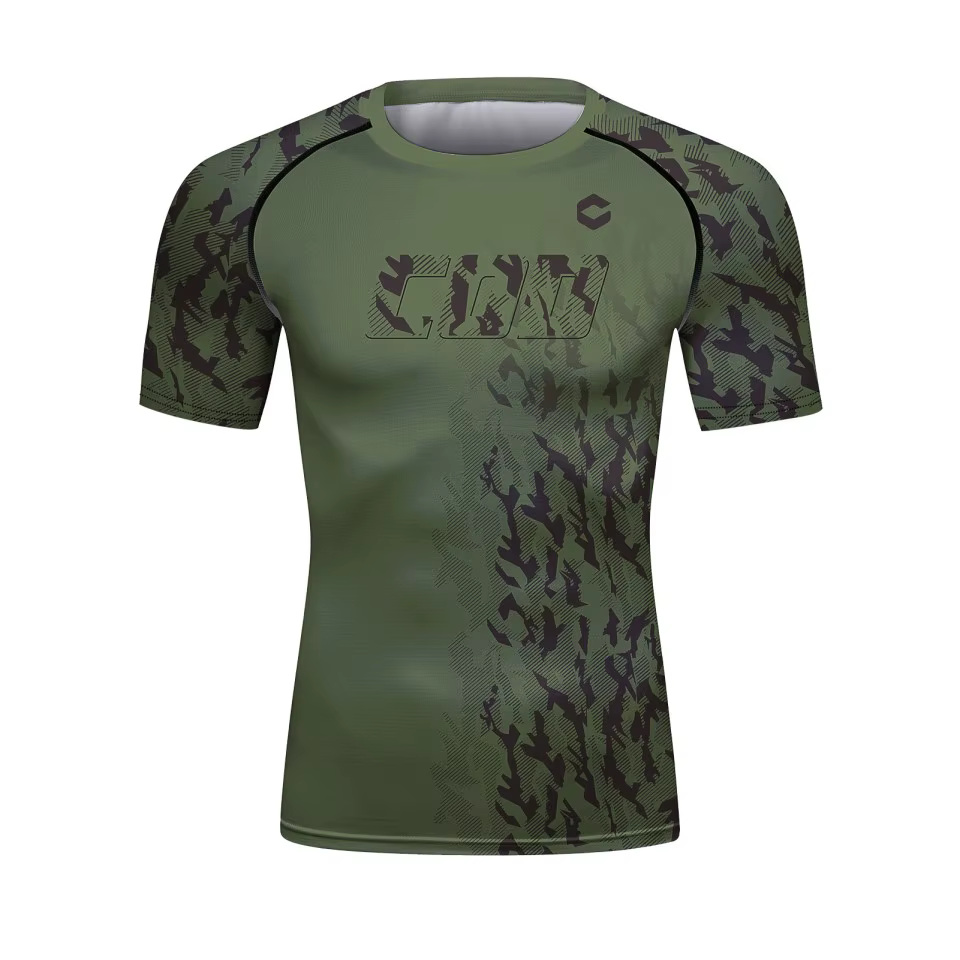 Vêtements de boxe ensemble ajusté MMA Rashguards Kits hommes Bjj combat couche de Base Leggings T-sh