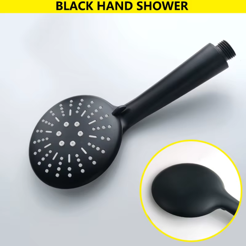 Ensemble de douche à main coulissante avec 3 fonctions, douche à main avec connecteur de barre couli