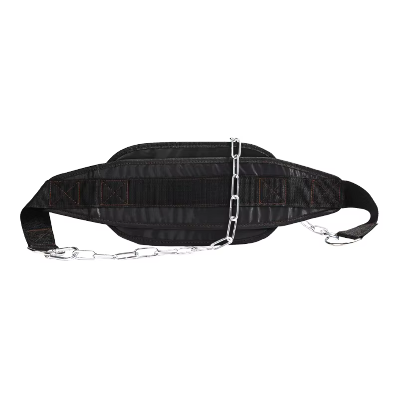 Ceinture de musculation épaissie avec chaîne pour dips, tractions, haltères, kettlebells, fitness, m