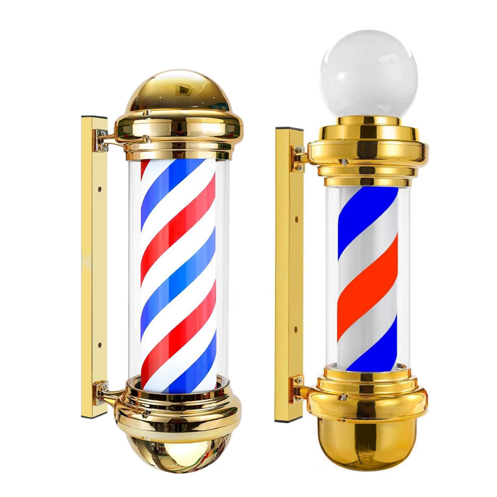 Lumière de poteau de barbier classique, signe classique, lumière LED pour poteau de salon de coiffur