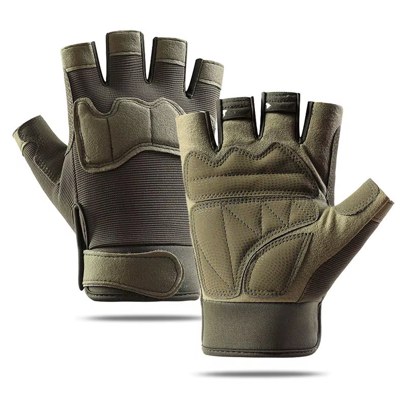 Gants antidérapants demi-doigt, gants avancés adaptés au cyclisme, la randonnée, l'entraînement, les