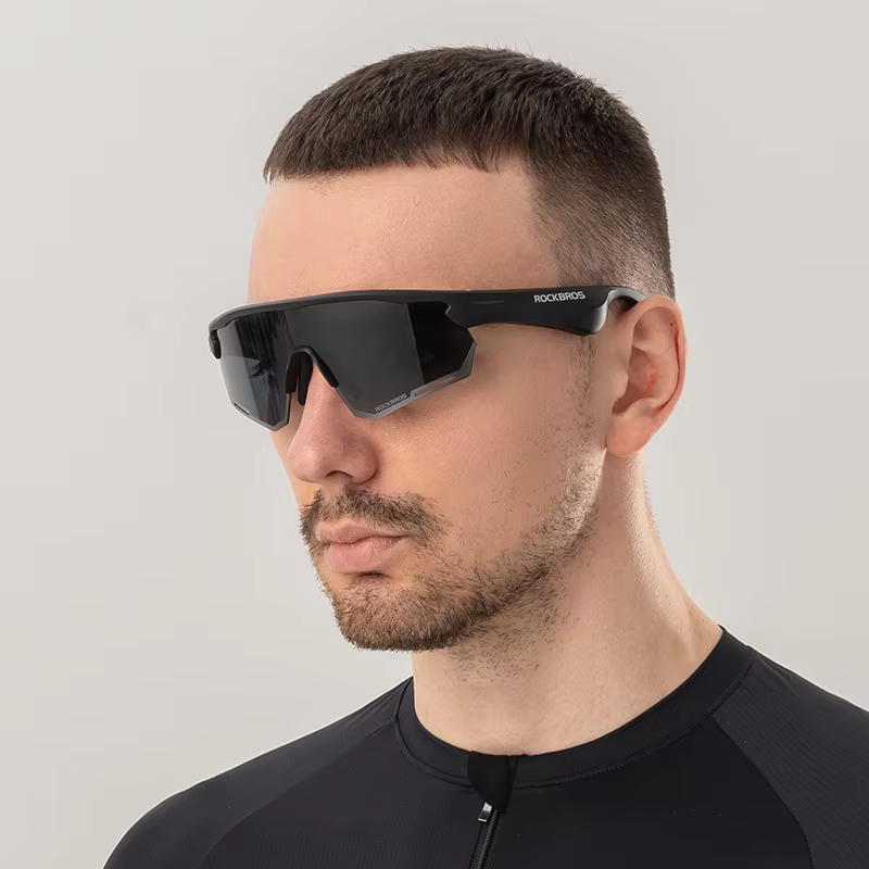 ROCKBROS Bluetooth lunettes polarisées cyclisme lunettes UV400 protéger appel téléphonique MP3 120 m