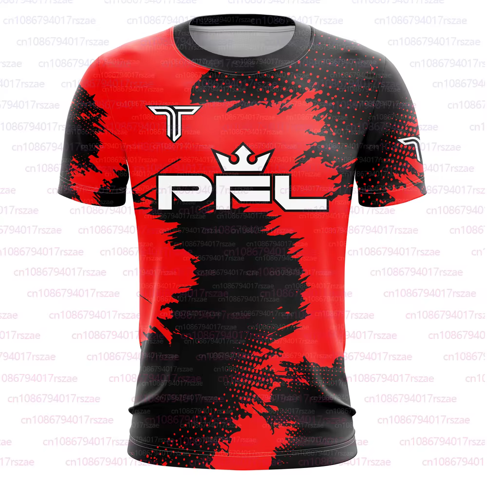 PFL Walk 2025 maillot de boxe hommes été Sparring MMA uniforme vêtements Sports de plein air à manch
