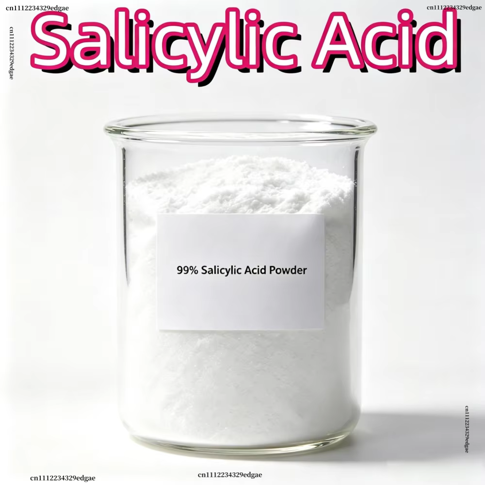Poudre d'acide salicylique à 99 % pour la fabrication artisanale de savon cosmétique DIY, matière pr