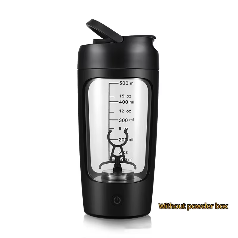 Bouteille de shaker de lactosérum électrique portable USB, tasse à remuer entièrement automatique, s