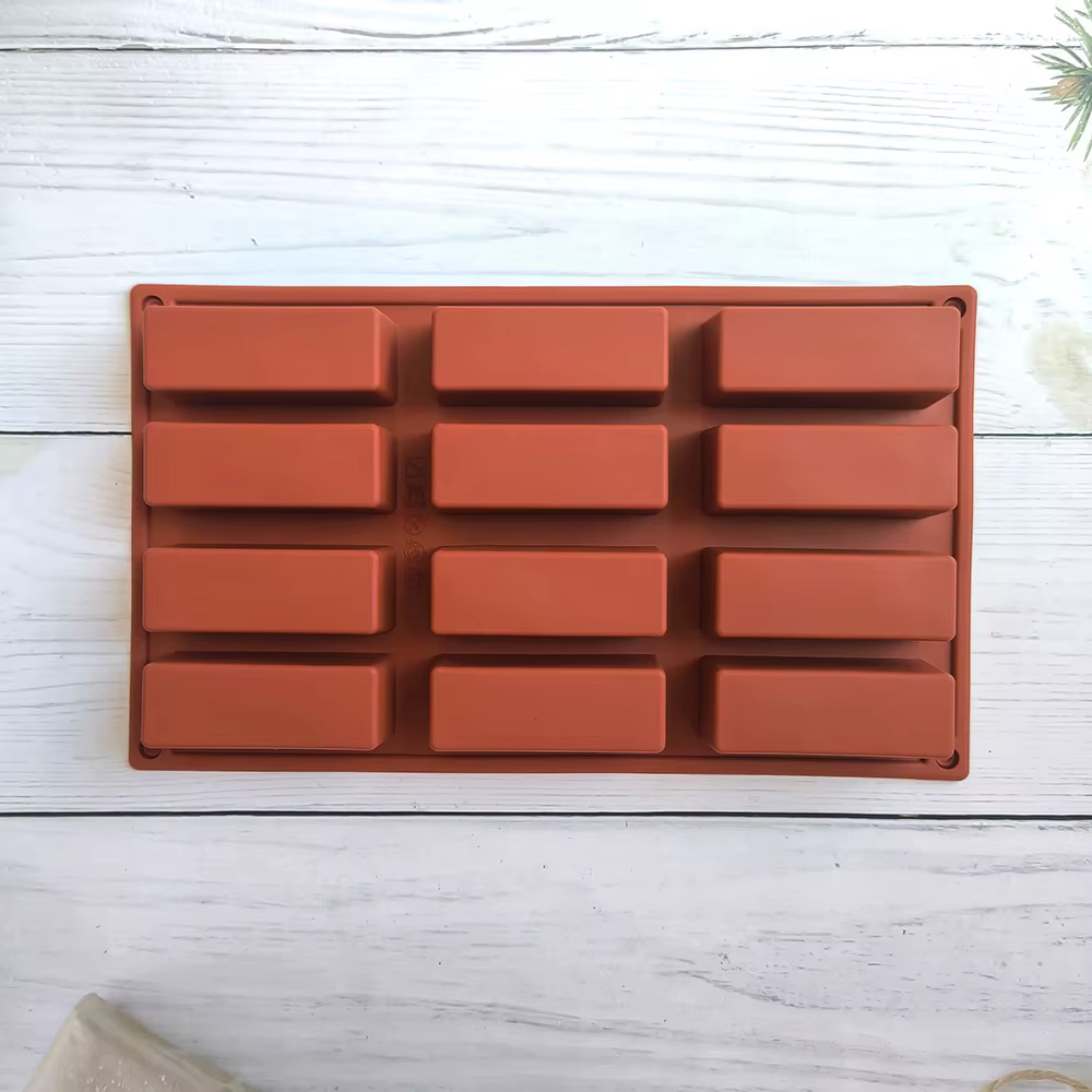 Moules en silicone rectangulaires pour barres chocolatées, moules à barres énergétiques maison, moul