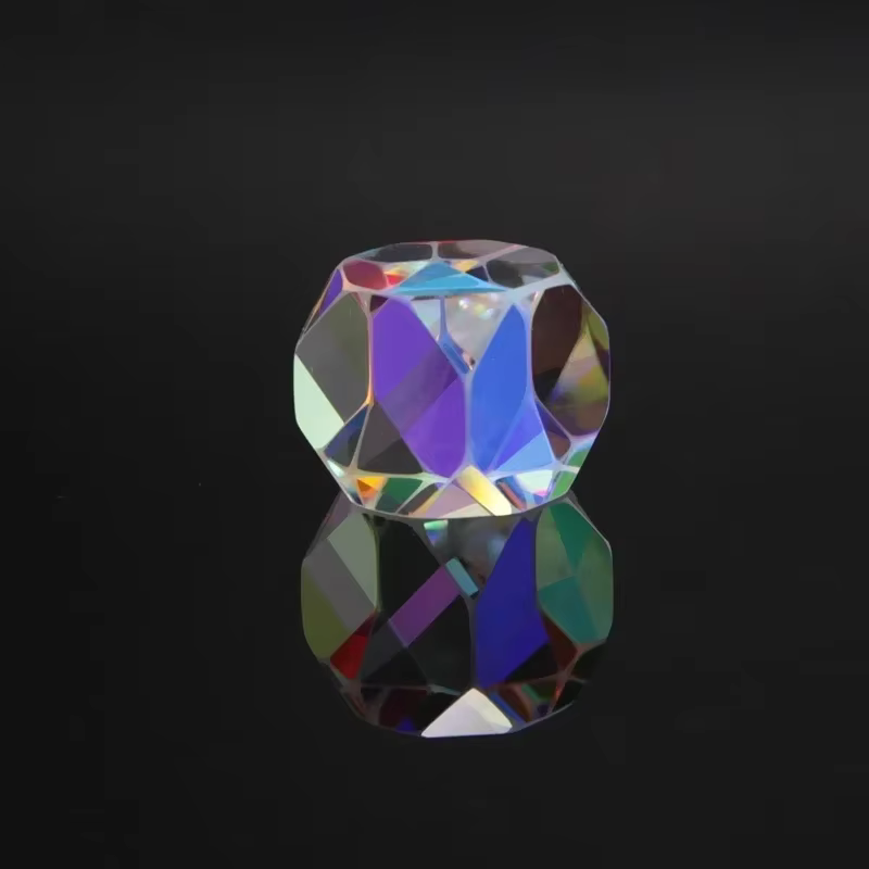 Prisme rvb couleur verre dichroïque capteur de soleil verre optique Cube décoratif x-cube pour l'ens