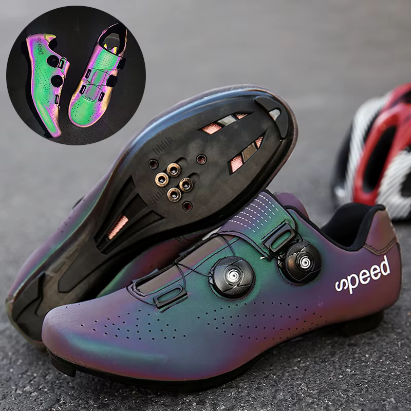 Nouvelles chaussures de cyclisme hommes SPD avec serrure vélo de route chaussures de sport de course