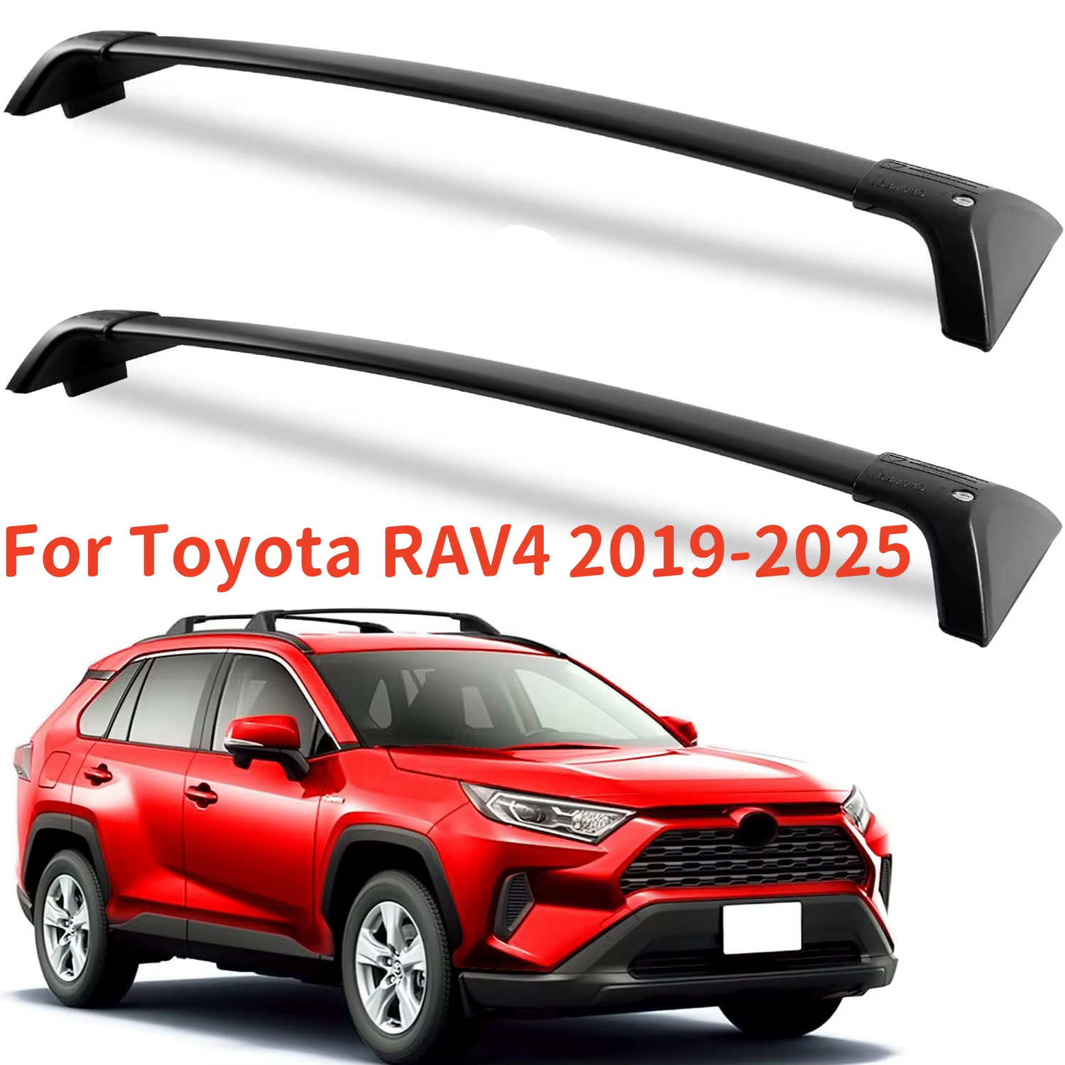 Pour Toyota RAV4 2019-2025 barres transversales de galerie de toit, capacité de charge porte-bagages