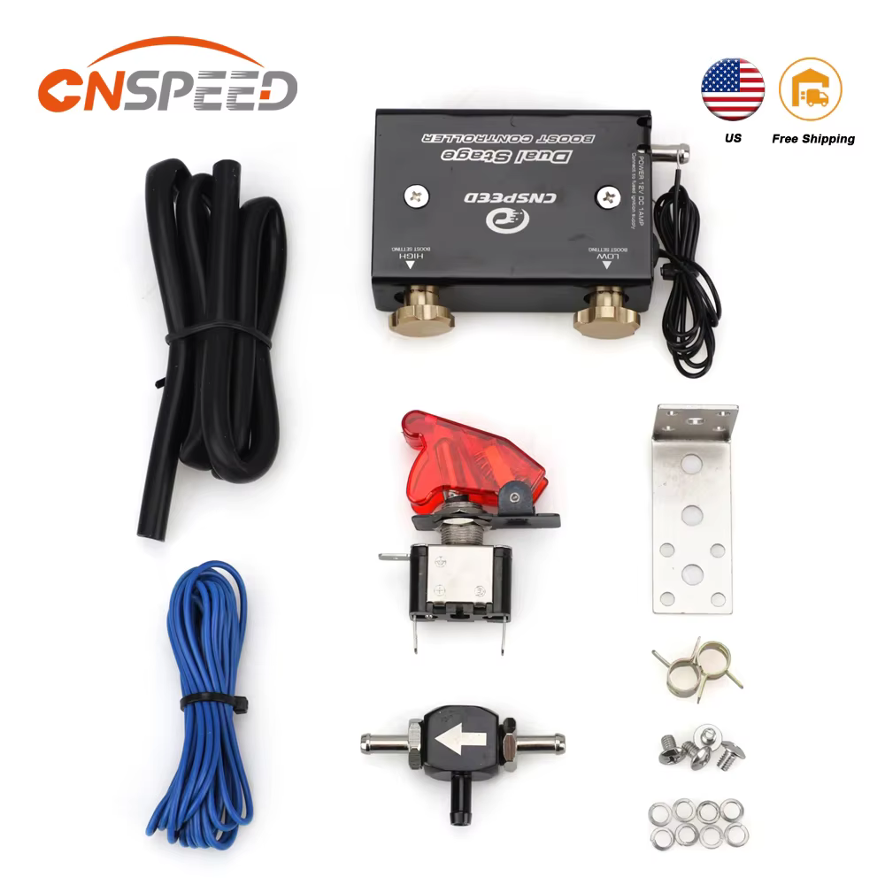 Kit de contrôleur de suralimentation Psi pour turbocompresseur électronique à double étage bleu/avec