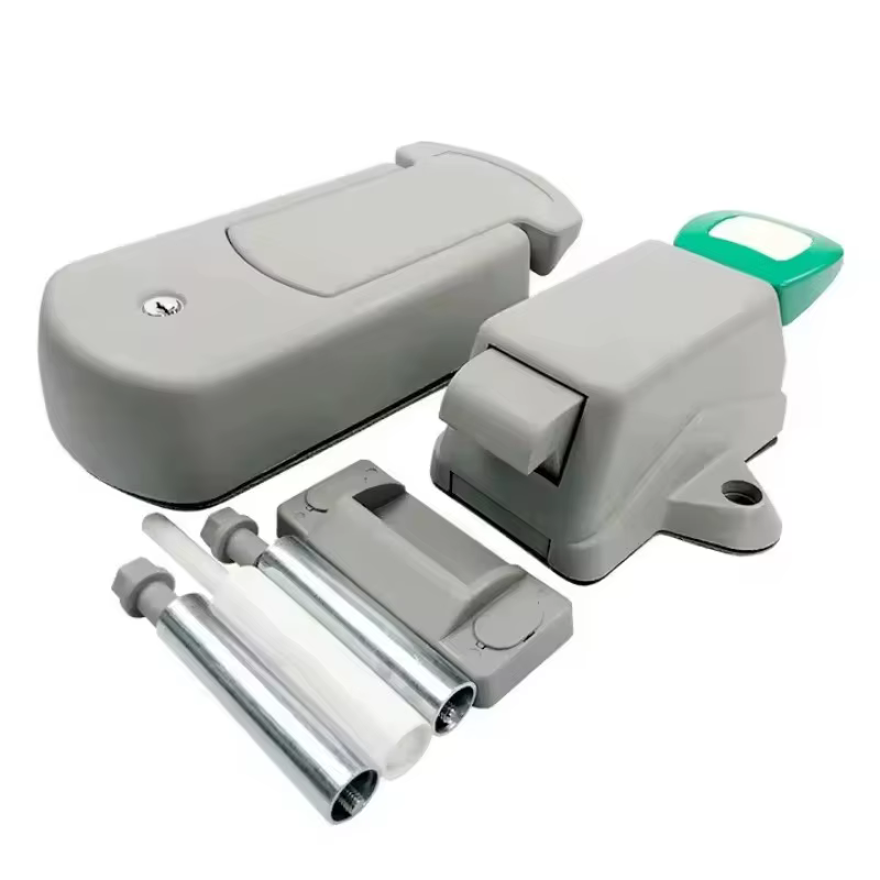 Accessoires de verrouillage pour chambre froide avec poignée industrielle et butée de porte