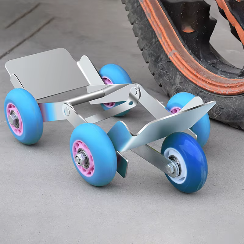 Moto, déplaceur de véhicules, déplaceur de voitures, booster pour pneus crevés, chariot d'urgence, r