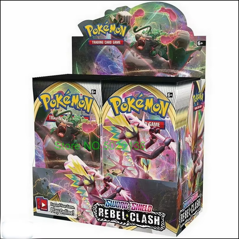 Nouvelle Mega Evolution - Chaos Rising Booster Pack Jeu de cartes à collectionner Cadeau de Noël Pok