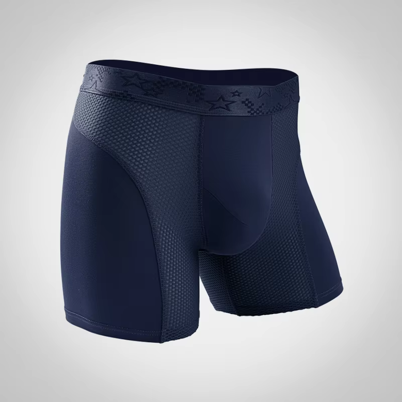Sous-vêtements de sport Extra longs pour hommes, Boxer Anti-usure, pour course à pied, grande taille
