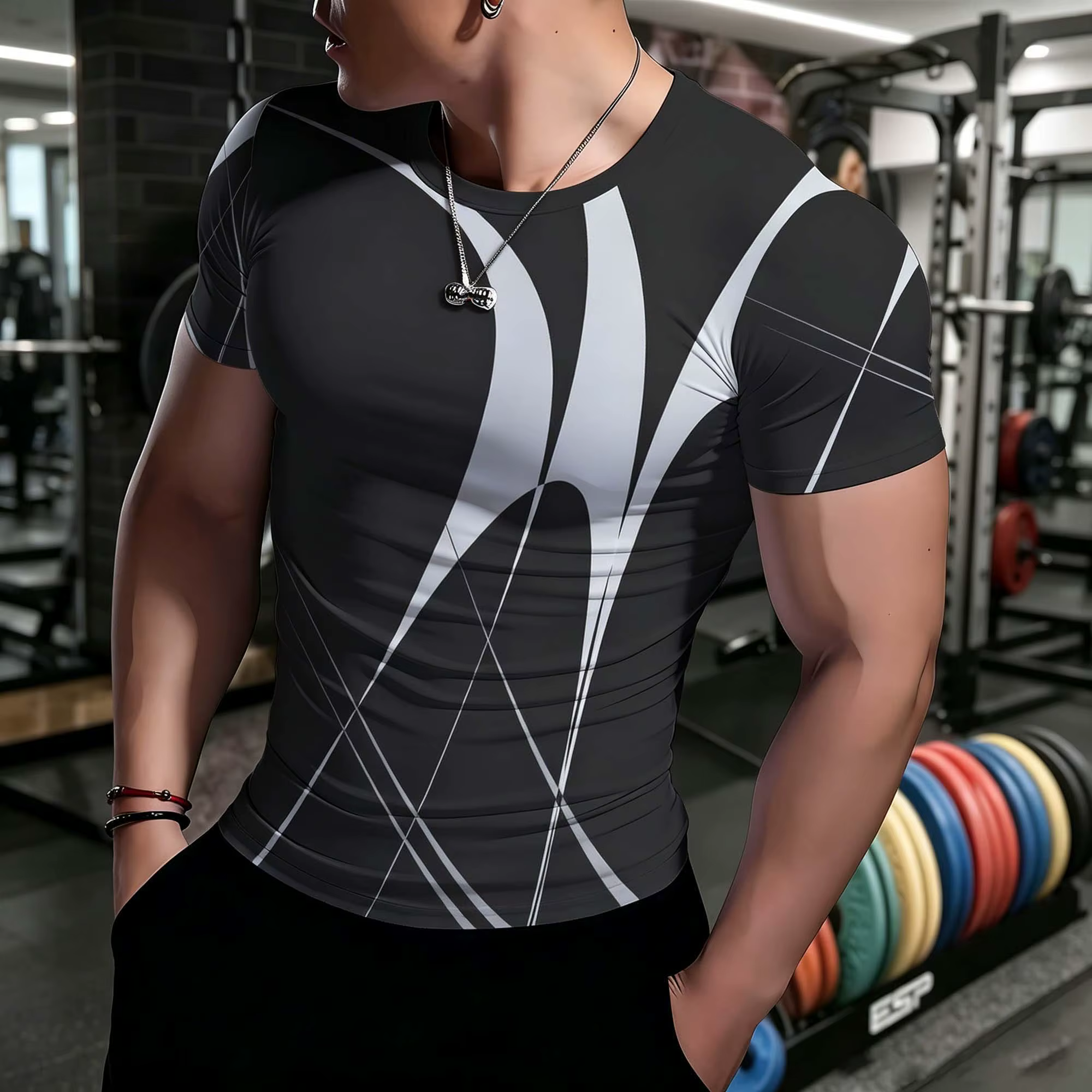 T-shirt de sport pour homme
