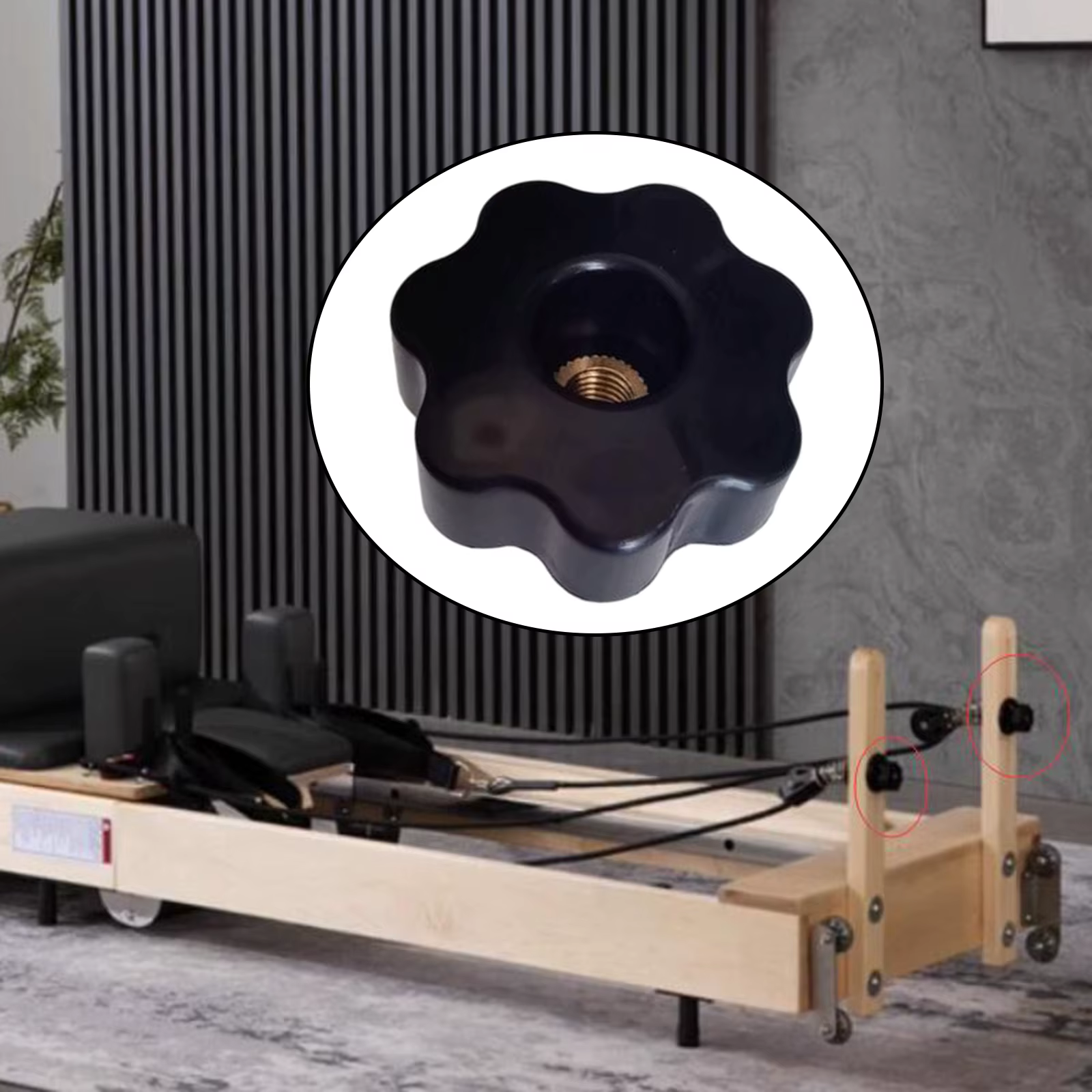 Accessoires pour Reformer Pilates : Sangle de pied réglable