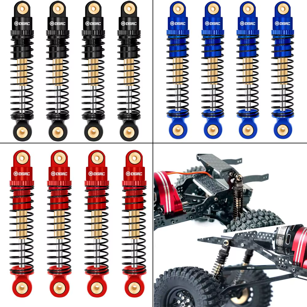 OGRC – amortisseur avant et arrière en aluminium, amortisseurs RC pour Axial SCX24 C10 JLU, pêne dormant gladiateur Bronco, pièces de mise à niveau