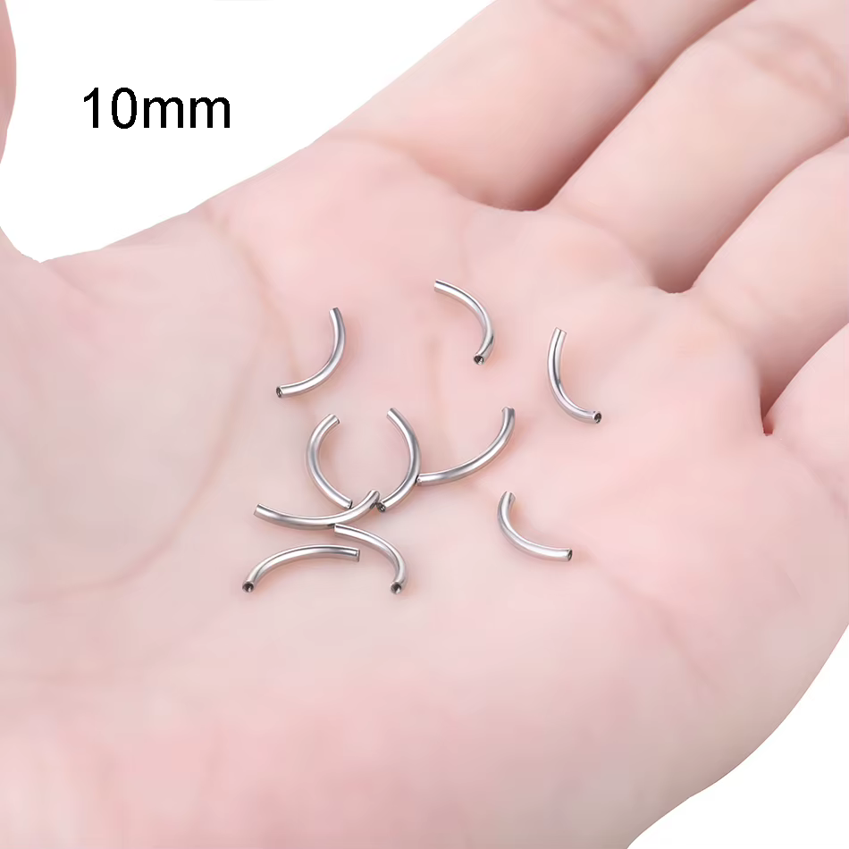 Titanium filetage interne sourcil haltère Piercing ventre nombril Piercing barre accessoires de remplacement bijoux de corps 16G 14G