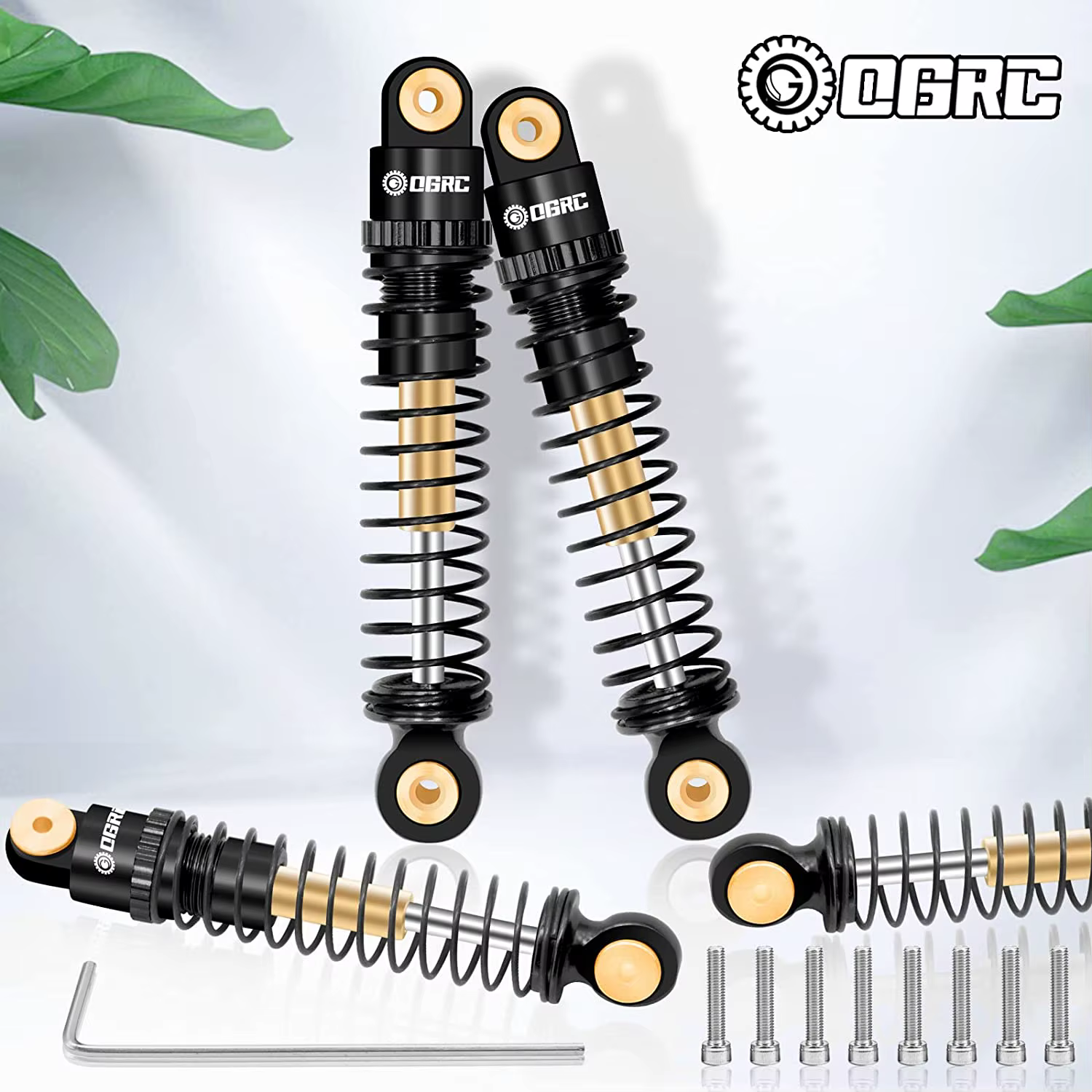 OGRC – amortisseur avant et arrière en aluminium, amortisseurs RC pour Axial SCX24 C10 JLU, pêne dormant gladiateur Bronco, pièces de mise à niveau