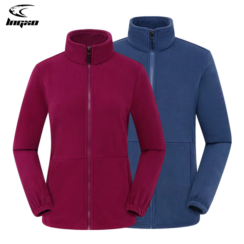 LNGXO veste polaire hommes femmes randonnée Camping ski Softshell manteau automne hiver extérieur