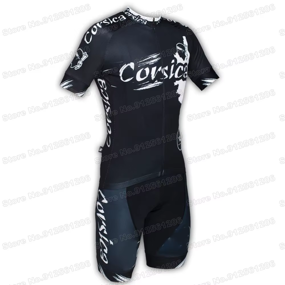 2022 Corsica Maillot de cyclisme ensemble hommes vêtements