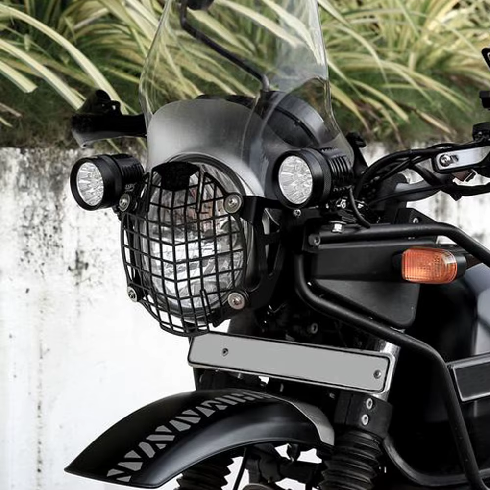 Accessoires de moto, Grille de protection des phares, couvercle de protection pour Royal Enfield himalayen 2016 – 2021 2020 2019 2018 2017