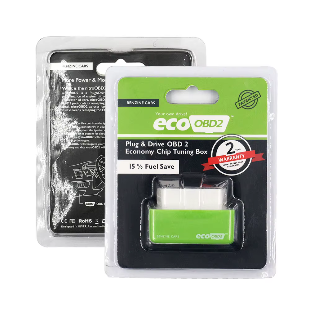 Nitro 15% Économie de Carburant EcoOBD2 Nitro obd2 pour Voitures à Essence Eco OBD Diesel Nitro OBD2 Boîtier de Reprogrammation Plug&Driver