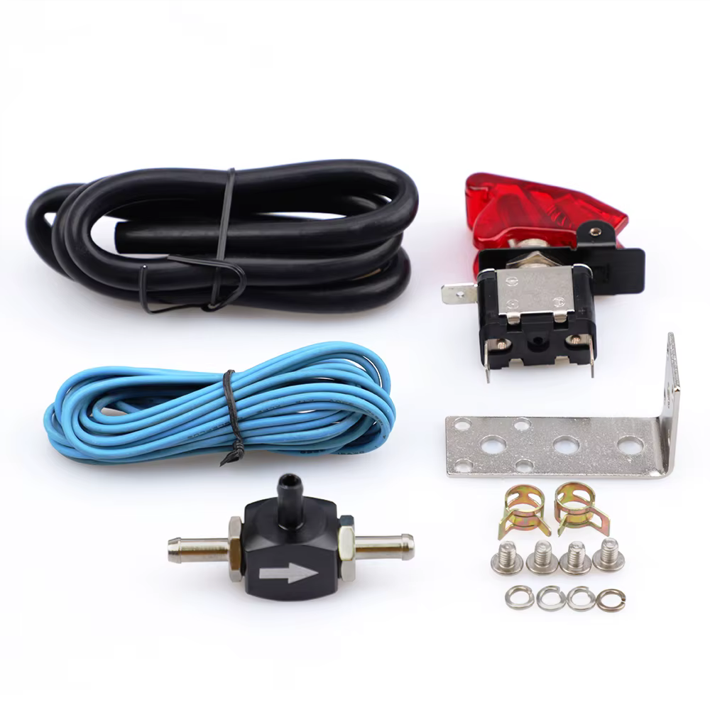 Kit de contrôleur de suralimentation Psi pour turbocompresseur électronique à double étage bleu/avec interrupteur