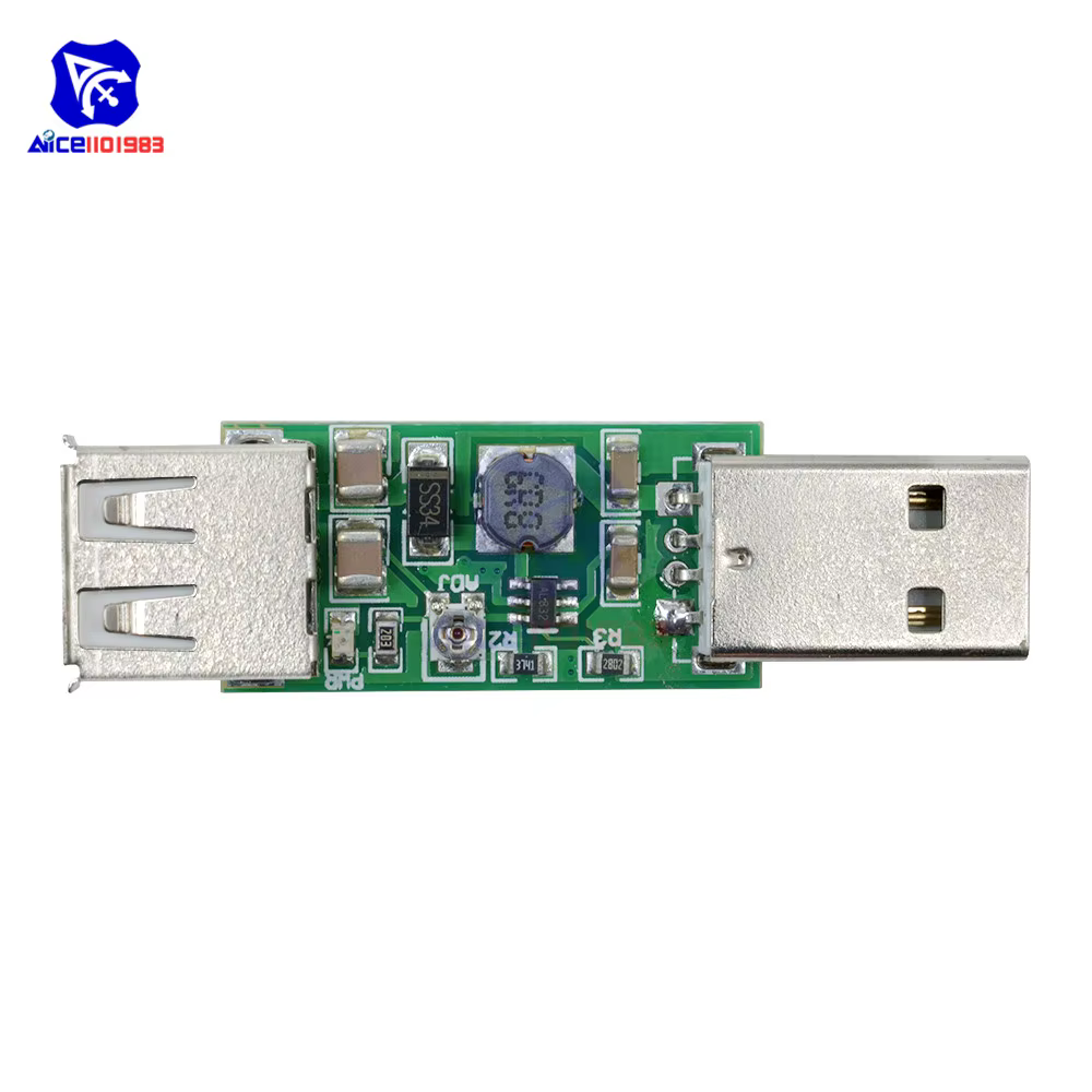 Boost – Module de convertisseur progressif DC-DC, sortie réglable, carte de convertisseur USB vers USB 5V à 6-15V, Module de transformateur d'alimentation