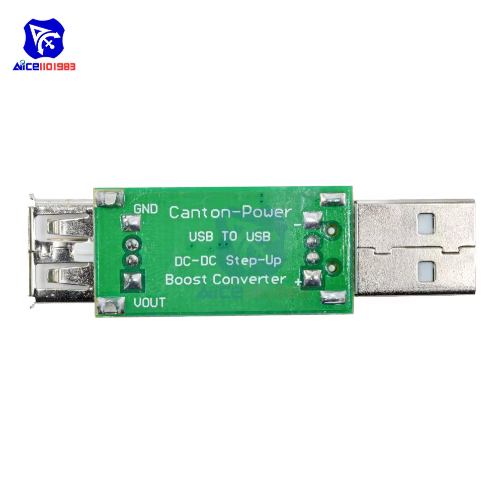 Boost – Module de convertisseur progressif DC-DC, sortie réglable, carte de convertisseur USB vers USB 5V à 6-15V, Module de transformateur d'alimentation