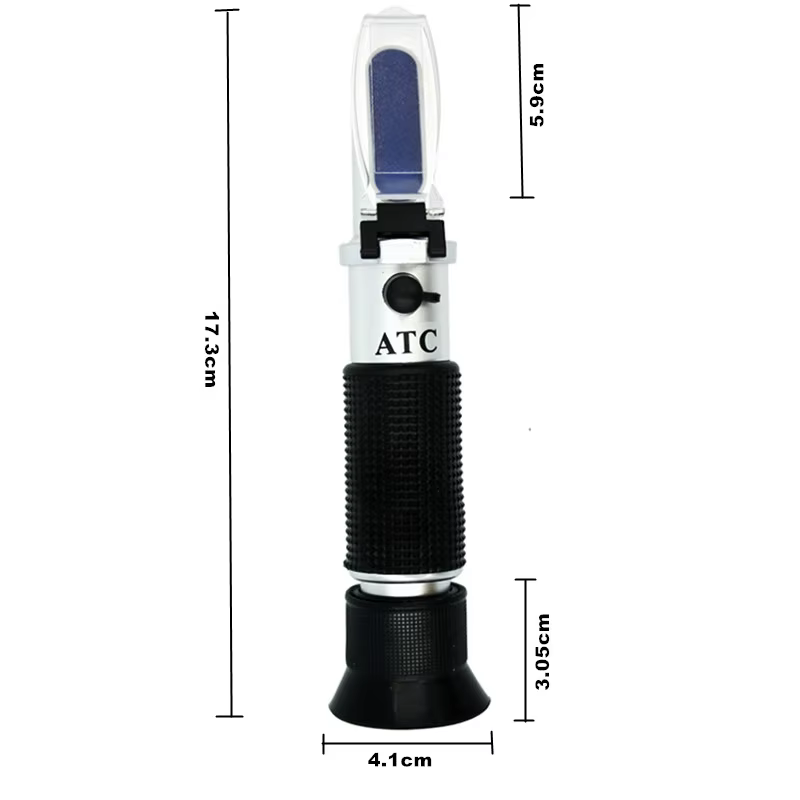 Réfractomètre Brix portatif, testeur de sucre, saccharimètre ATC sucre 0-32%, densimètre de Concentration pour jus de fruits et raisins