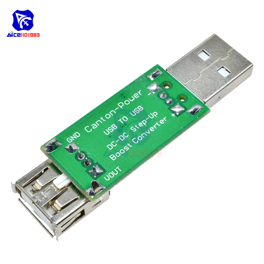 Boost – Module de convertisseur progressif DC-DC, sortie réglable, carte de convertisseur USB vers USB 5V à 6-15V, Module de transformateur d'alimentation